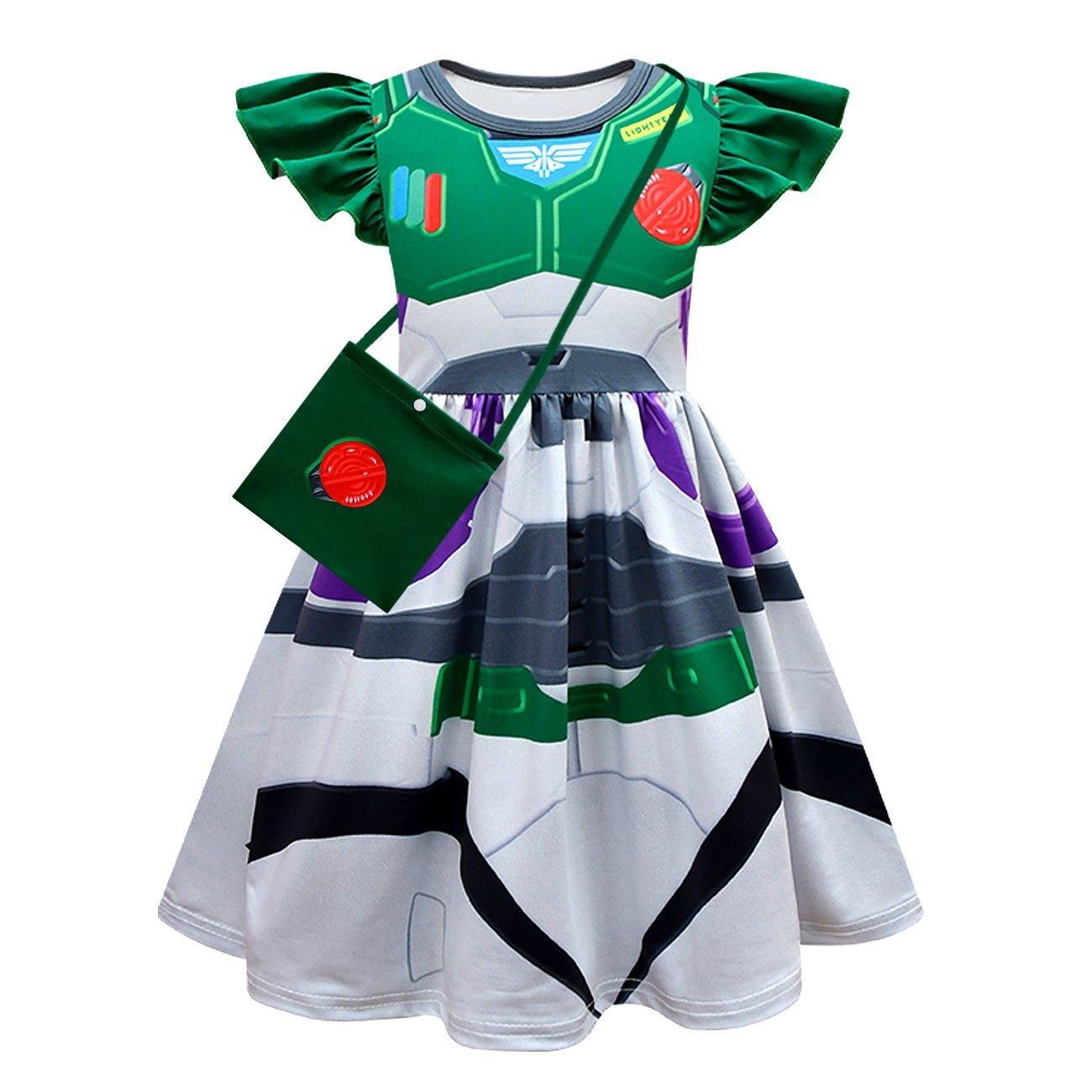 Toy Story 4 Miss Buzz Lightyear Costume Dress For Kids Girls - Pajamasbuy