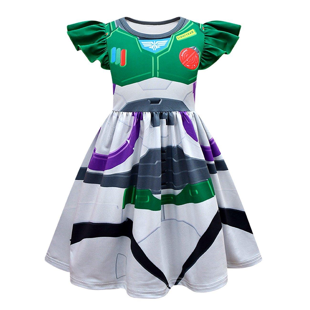 Toy Story 4 Miss Buzz Lightyear Costume Dress For Kids Girls - Pajamasbuy