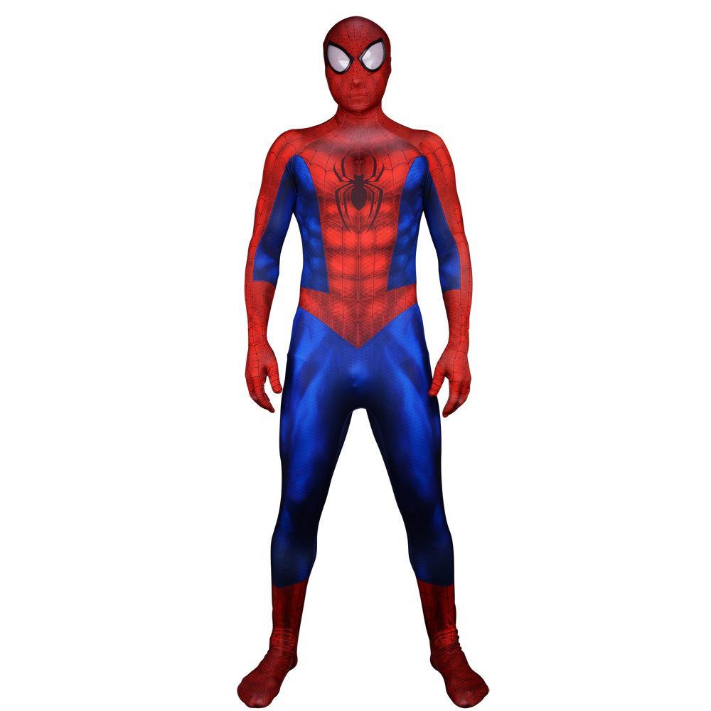 Ultimate Spider - Man Peter Parker Muscle Cosplay Costume Zentai bodysuit Adults Kids - Pajamasbuy