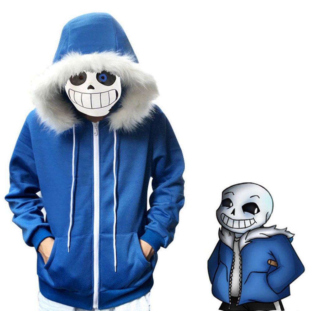 Undertale Sans Hoodie Costume Cosplay Sweatshirt for Halloween - Pajamasbuy