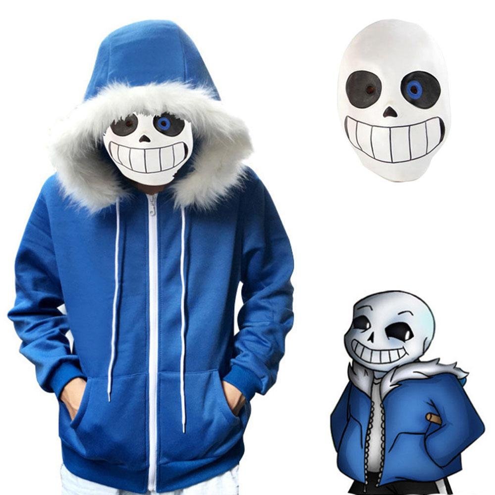 BuyUndertale Sans Hoodie Costume Cosplay Sweatshirt for Halloween Now Cheaper With 3 - 5 Days Ship - PajamasBuy