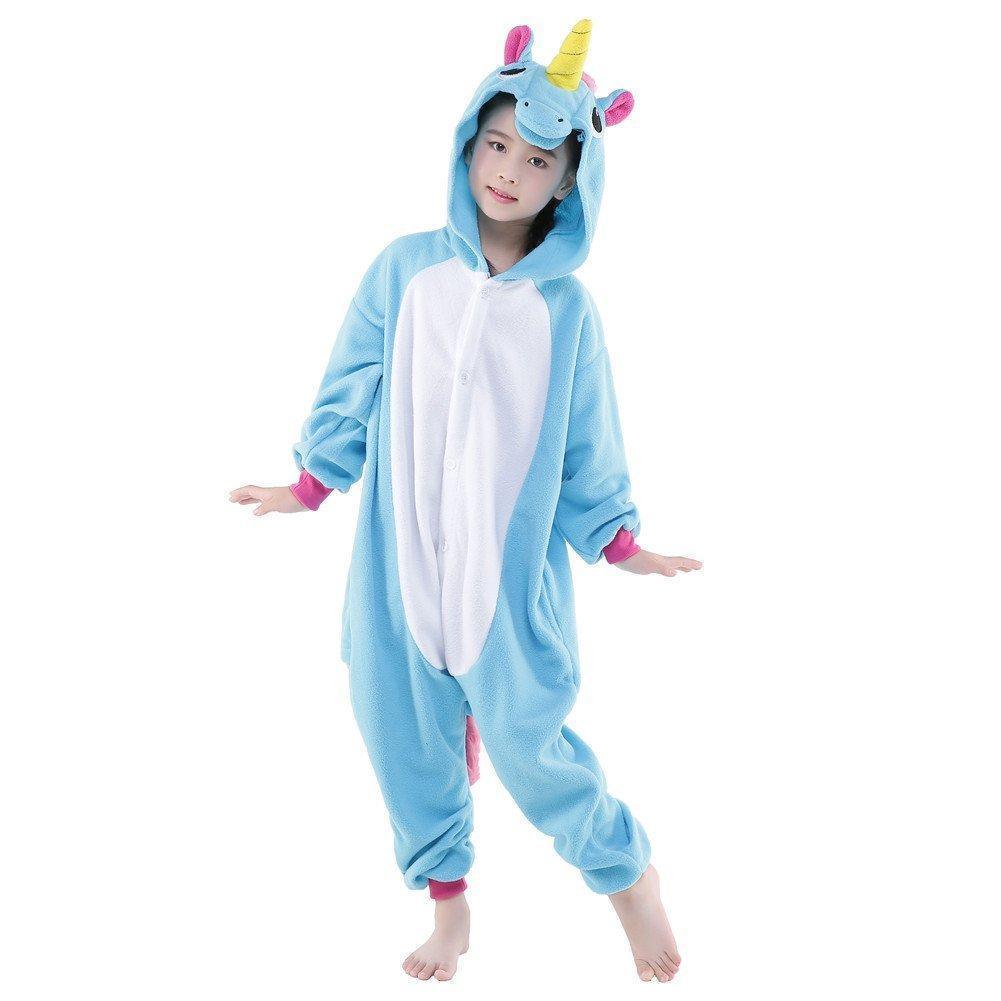 Unicorn Kids kigrumi Onesie Hoodie Animal Costume Pajamas - Pajamasbuy