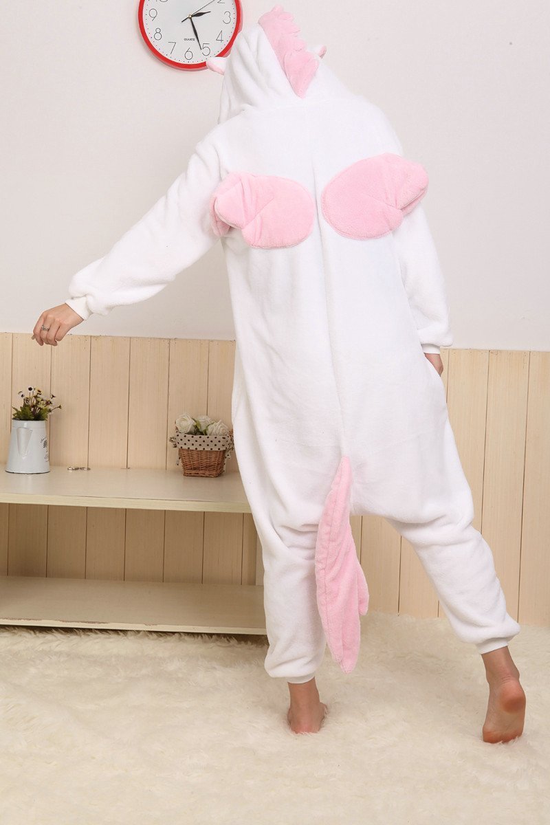 BuyUnicorn Kigurumi Onesies Hoodie Pink Pajamas Animal Costume Now Cheaper With 3 - 5 Days Ship - PajamasBuy