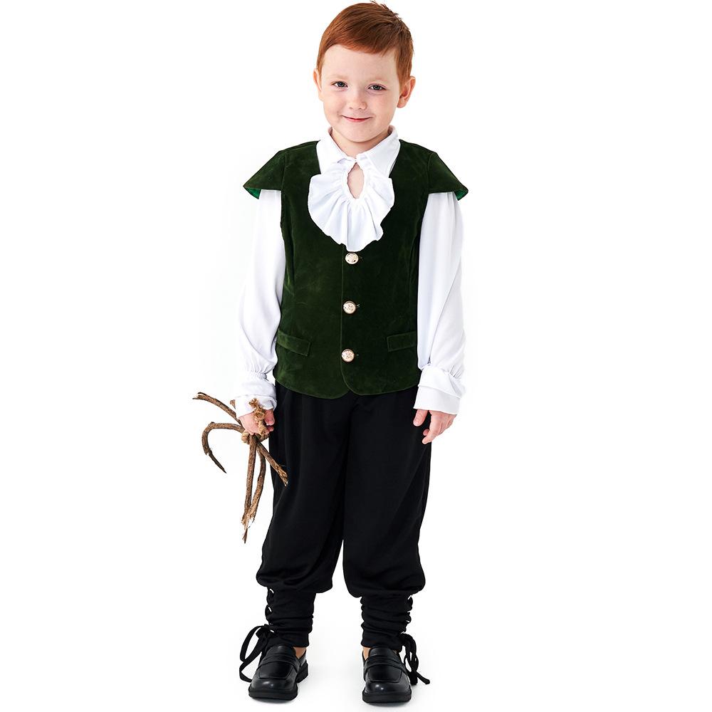 BuyVampire renaissance victorian pirate knight Children Halloween carnival costume for kids Now Cheaper With 3 - 5 Days Ship - PajamasBuy