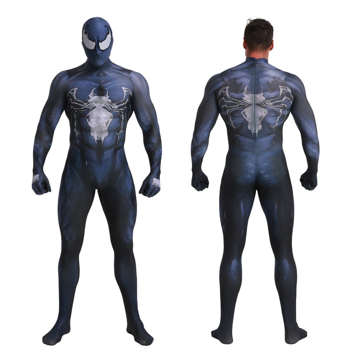 BuyVenom Eddie Brock Spider - Man Cosplay Costume Zentai Jumpsuit Adult kids All Size Now Cheaper With 3 - 5 Days Ship - PajamasBuy