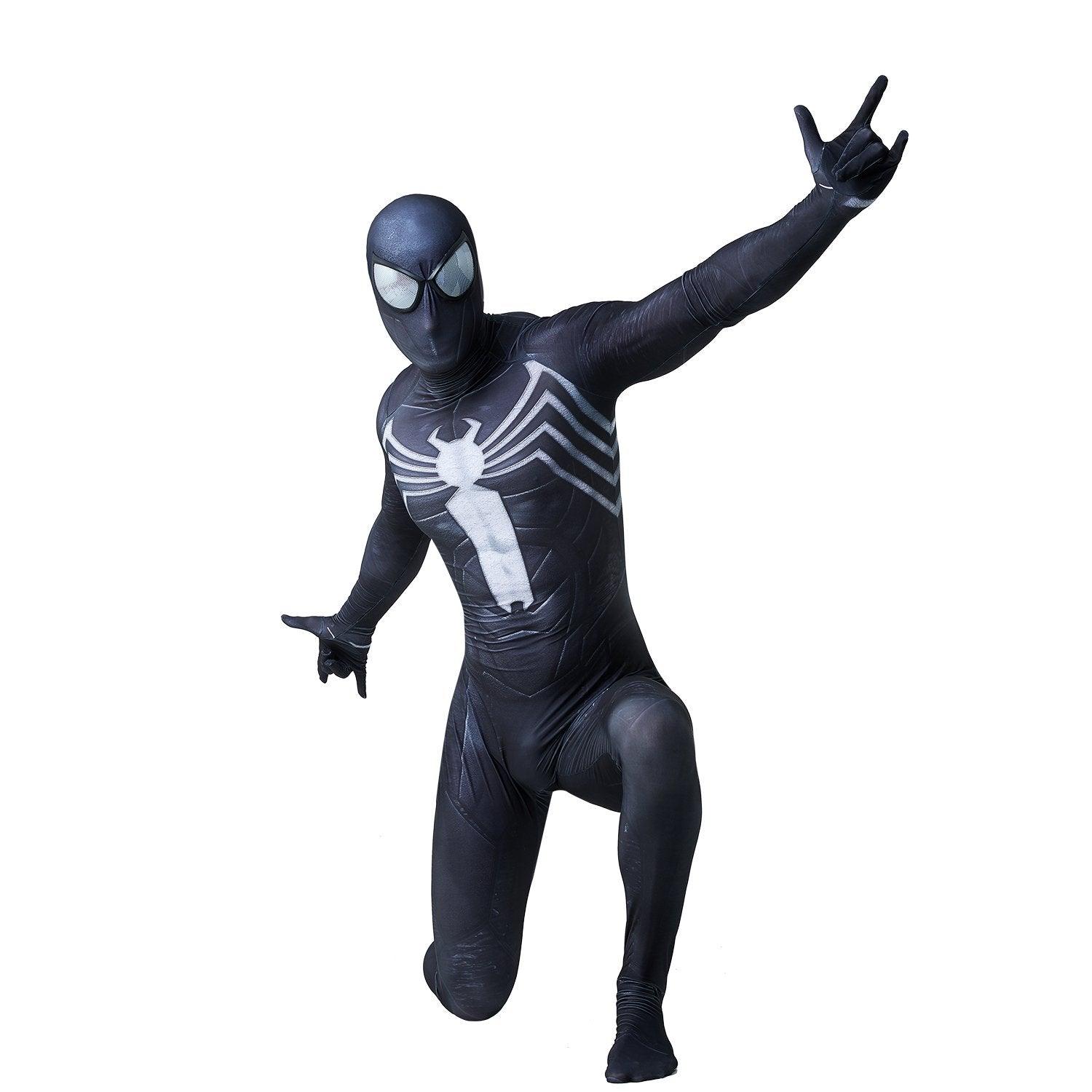 Venom Spider - Man 2 Peter Parker Jumpsuit Costume for Adults Kids - Pajamasbuy