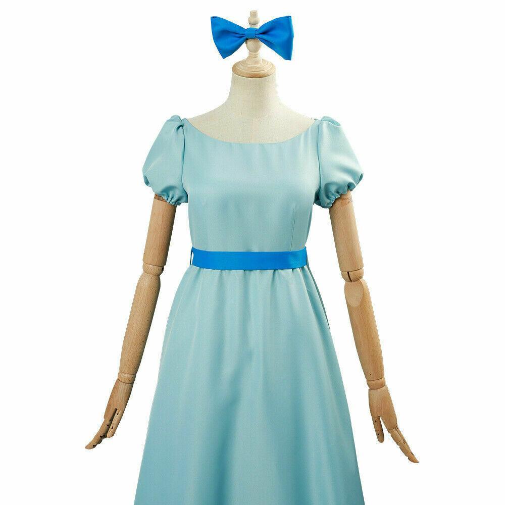 Wendy Darling Peter Pan Cosplay Costume Princess Dress for Women - Pajamasbuy