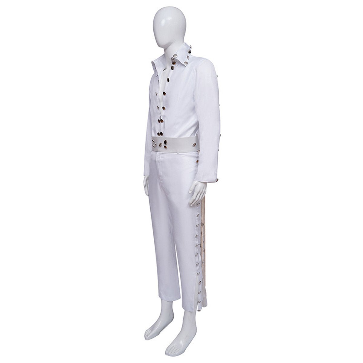 BuyWhite Elvis Presley Halloween Carnival Suit Cosplay Costume For Adults Now Cheaper With 3 - 5 Days Ship - PajamasBuy