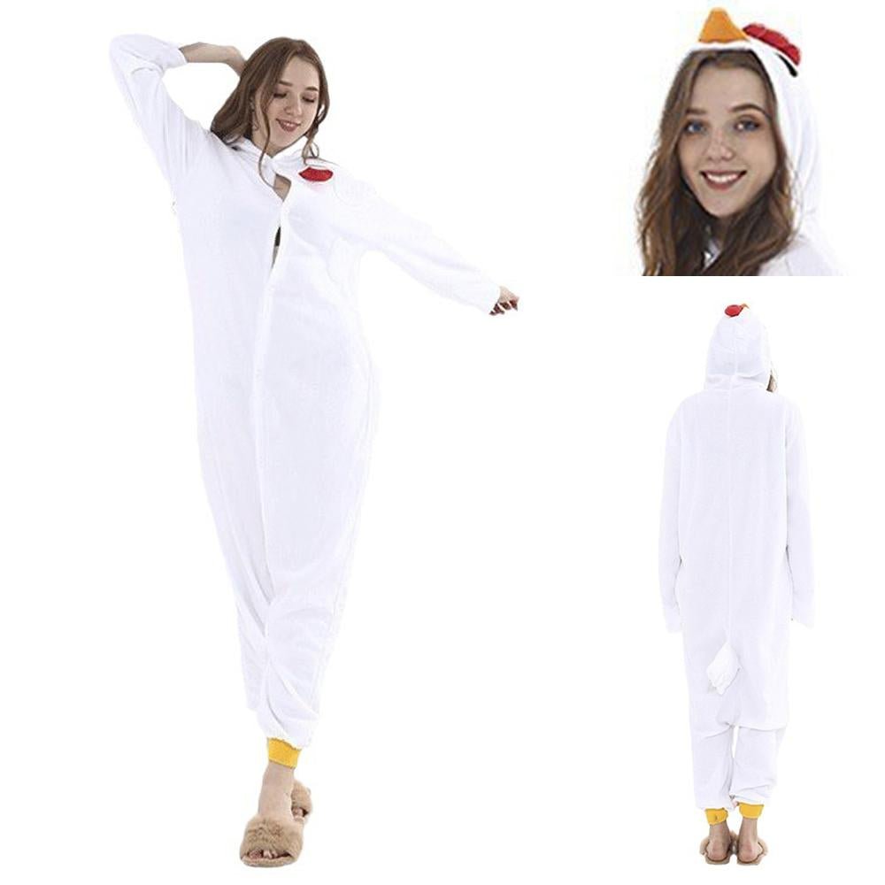 BuyWhite Rooster Animal kigurumi onesies Costume Now Cheaper With 3 - 5 Days Ship - PajamasBuy