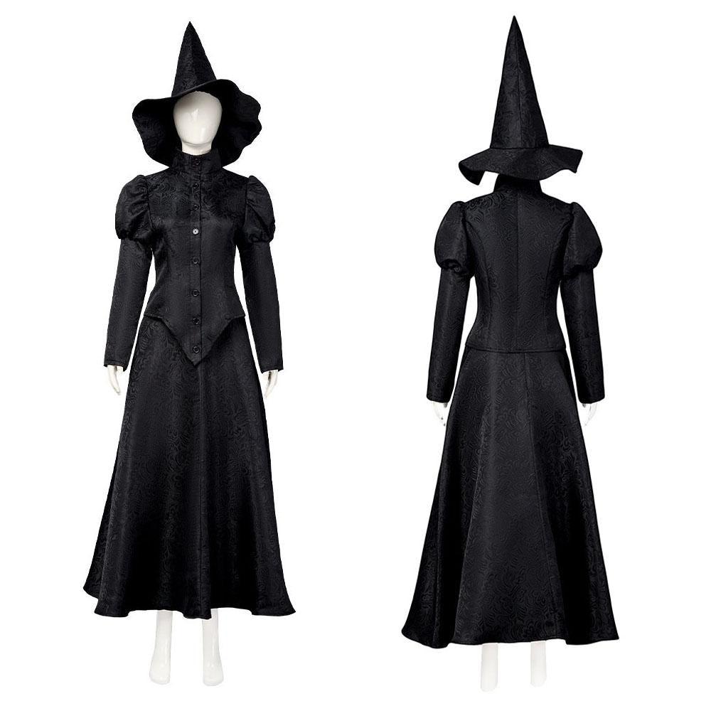 Wicked: Part One Elphaba Movie Costume Cosplay Halloween - Pajamasbuy