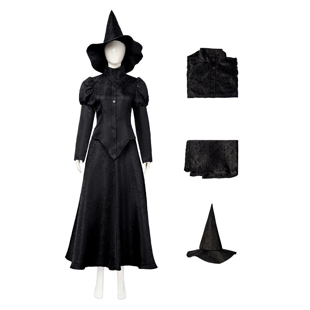 BuyWicked: Part One Elphaba Movie Costume Cosplay Halloween Now Cheaper With 3 - 5 Days Ship - PajamasBuy