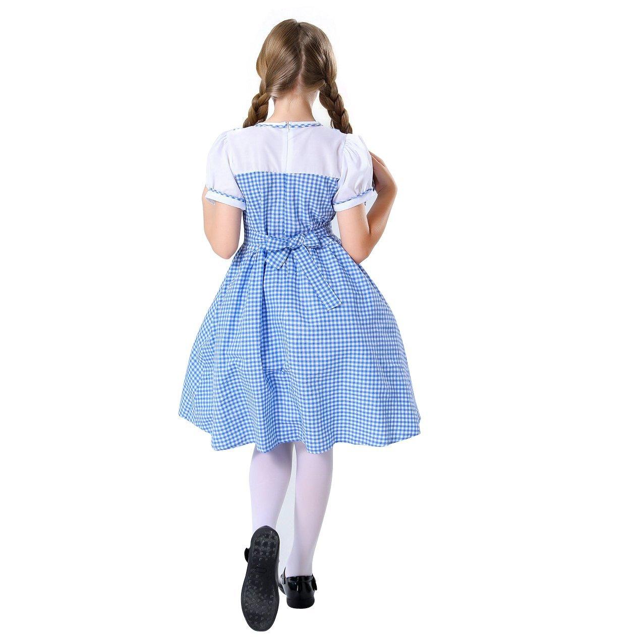 Wizard of Oz Dorothy Costume Dress Maid Alice for Girls Women - Pajamasbuy