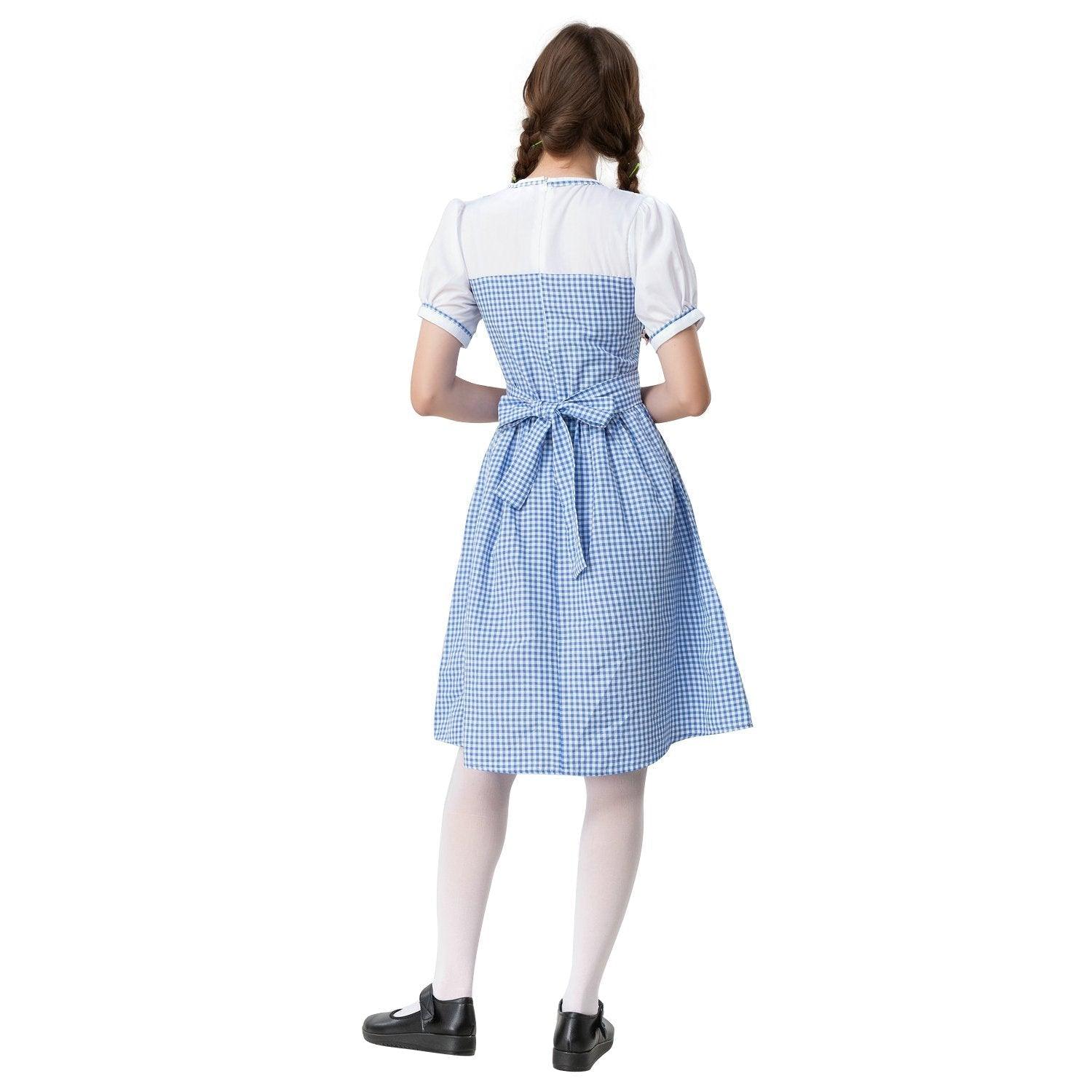 Wizard of Oz Dorothy Costume Dress Maid Alice for Girls Women - Pajamasbuy