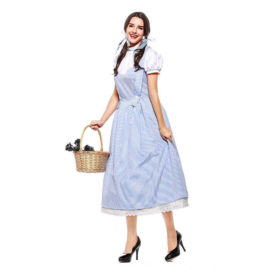 Wizard of Oz Dorothy Costume Dress Maid Alice for Women XXL Size - Pajamasbuy