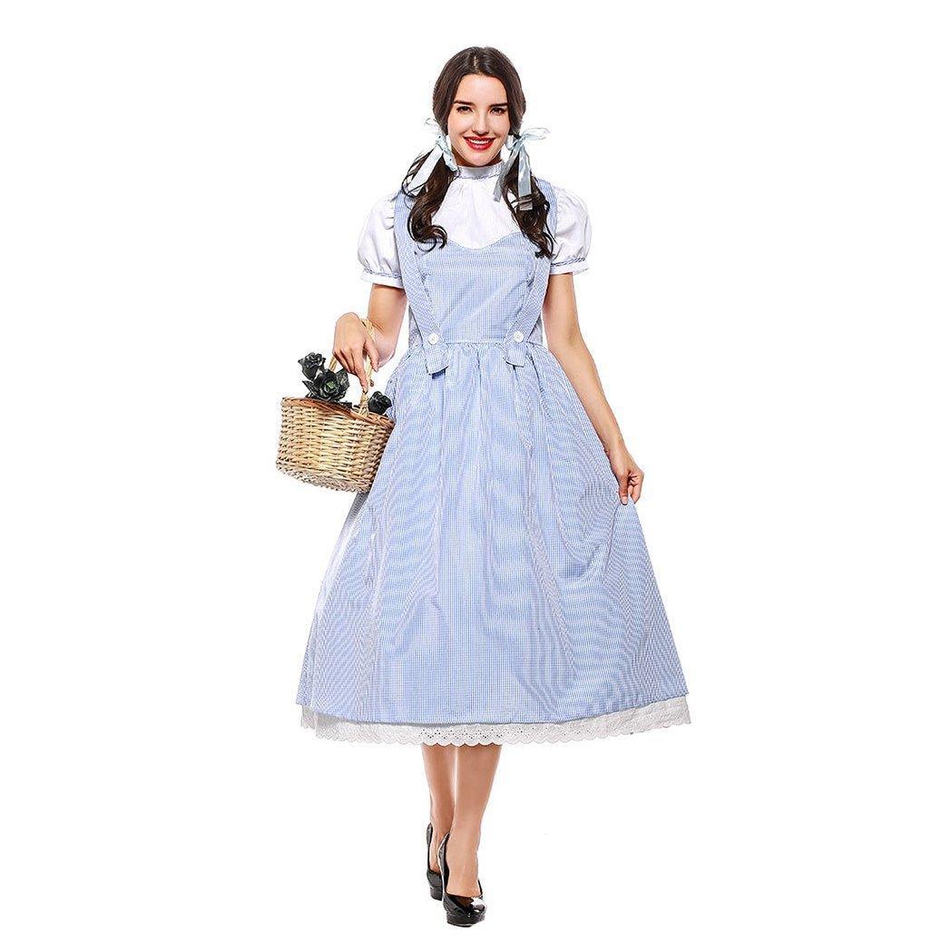 Wizard of Oz Dorothy Costume Dress Maid Alice for Women XXL Size - Pajamasbuy