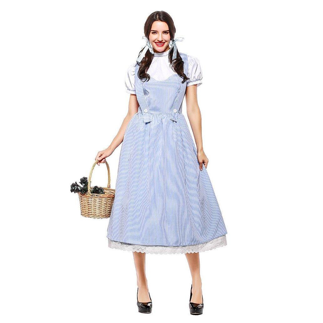 Wizard of Oz Dorothy Costume Dress Maid Alice for Women XXL Size - Pajamasbuy