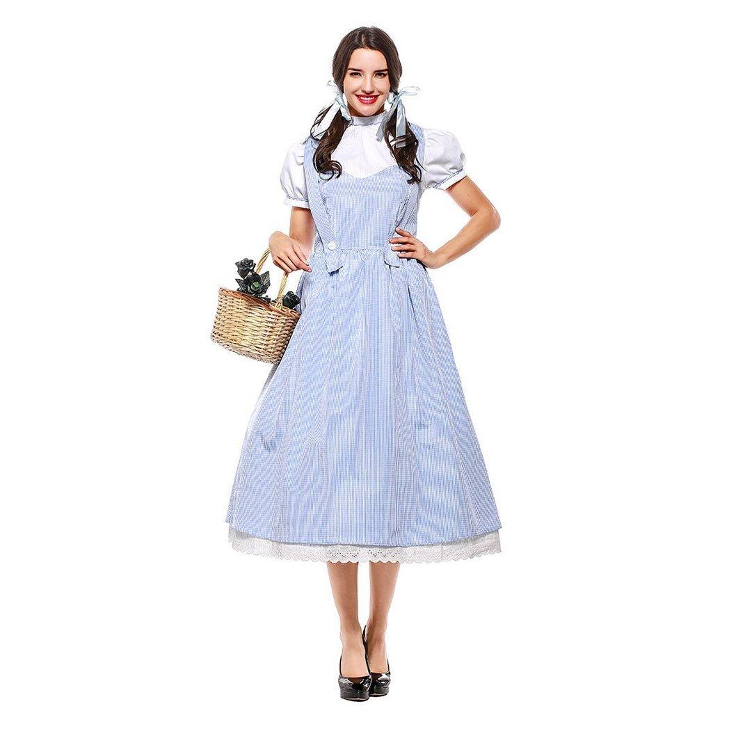 Wizard of Oz Dorothy Costume Dress Maid Alice for Women XXL Size - Pajamasbuy