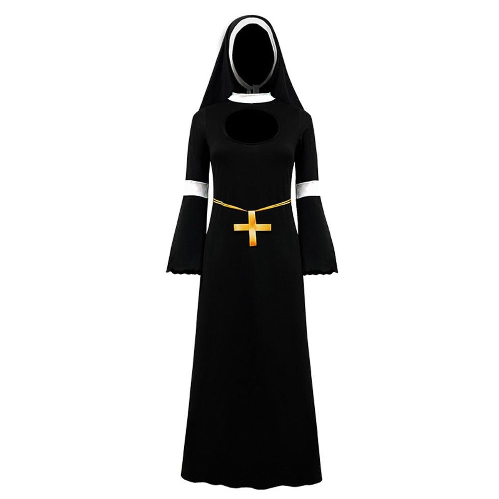 BuyWomen Nun Cosplay Halloween Costume Now Cheaper With 3 - 5 Days Ship - PajamasBuy