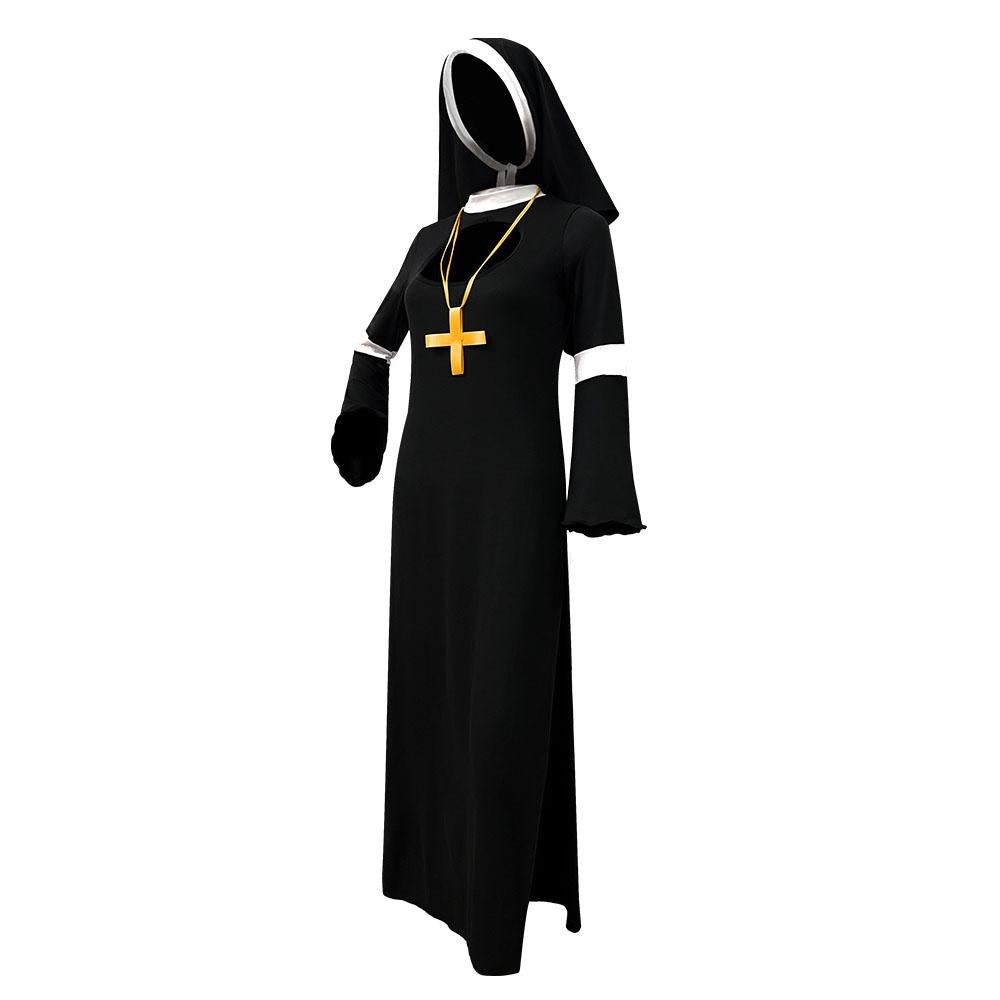 BuyWomen Nun Cosplay Halloween Costume Now Cheaper With 3 - 5 Days Ship - PajamasBuy