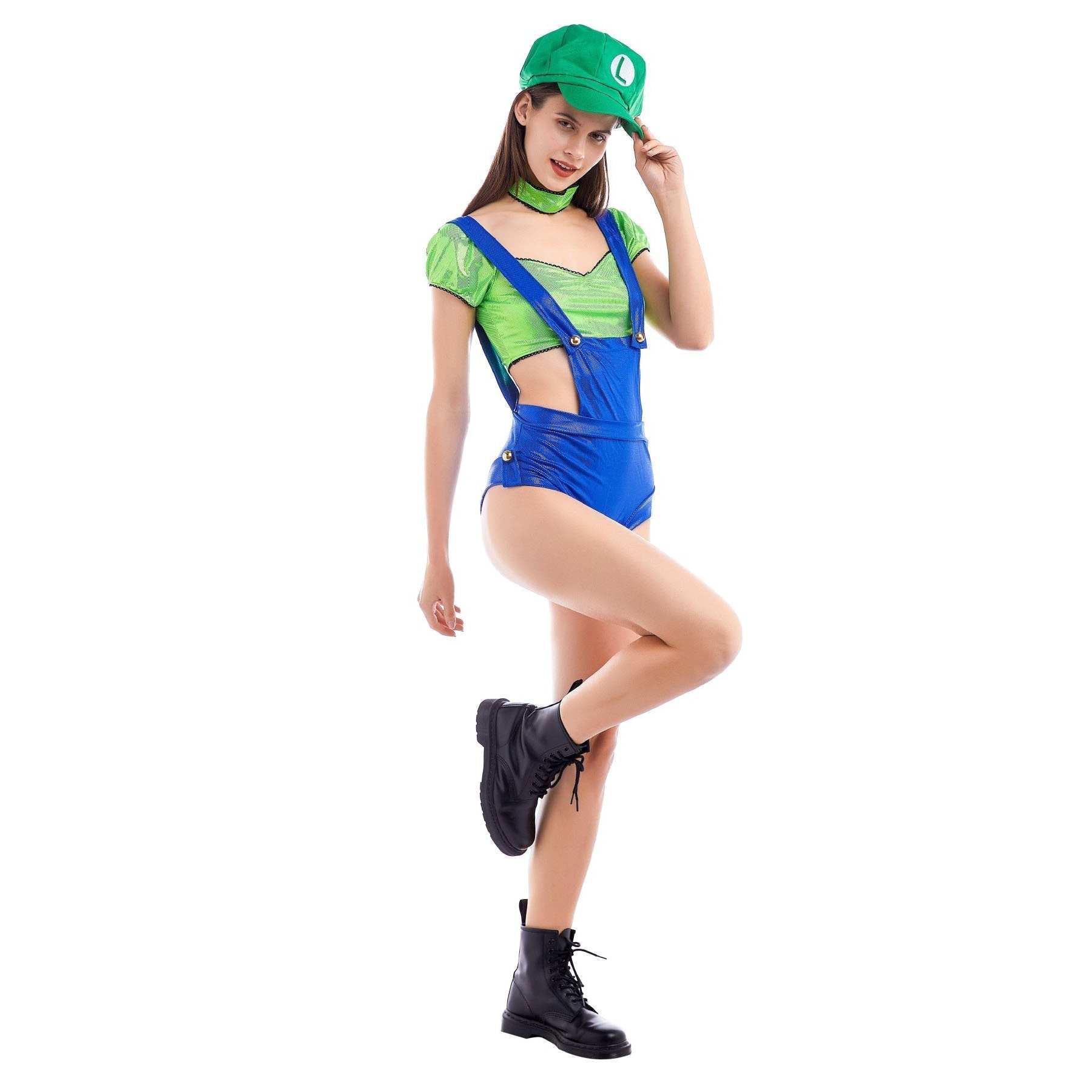 BuyWomen Super Mario Gamer Babe Halloween Costume Now Cheaper With 3 - 5 Days Ship - PajamasBuy