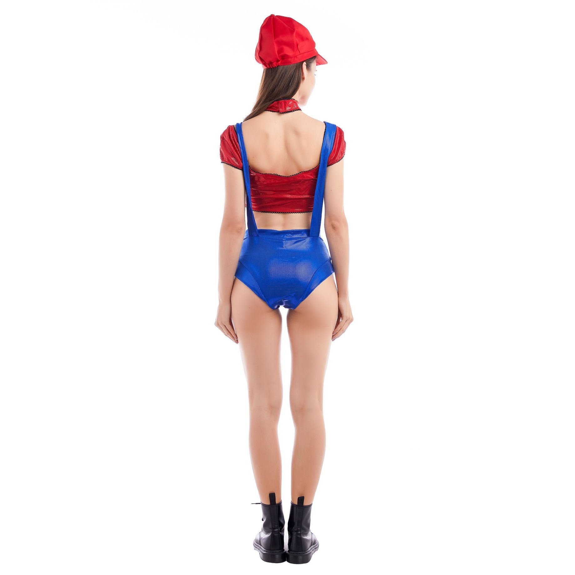 BuyWomen Super Mario Gamer Babe Halloween Costume Now Cheaper With 3 - 5 Days Ship - PajamasBuy