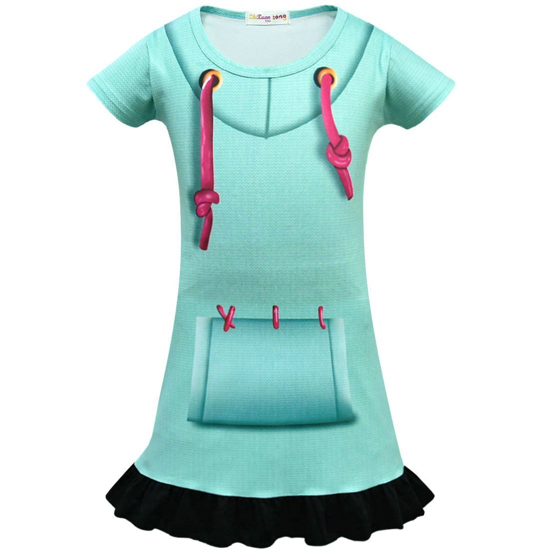 BuyWreck - It Ralph Vanellope von Schweetz Girls Cosplay Costume Now Cheaper With 3 - 5 Days Ship - PajamasBuy