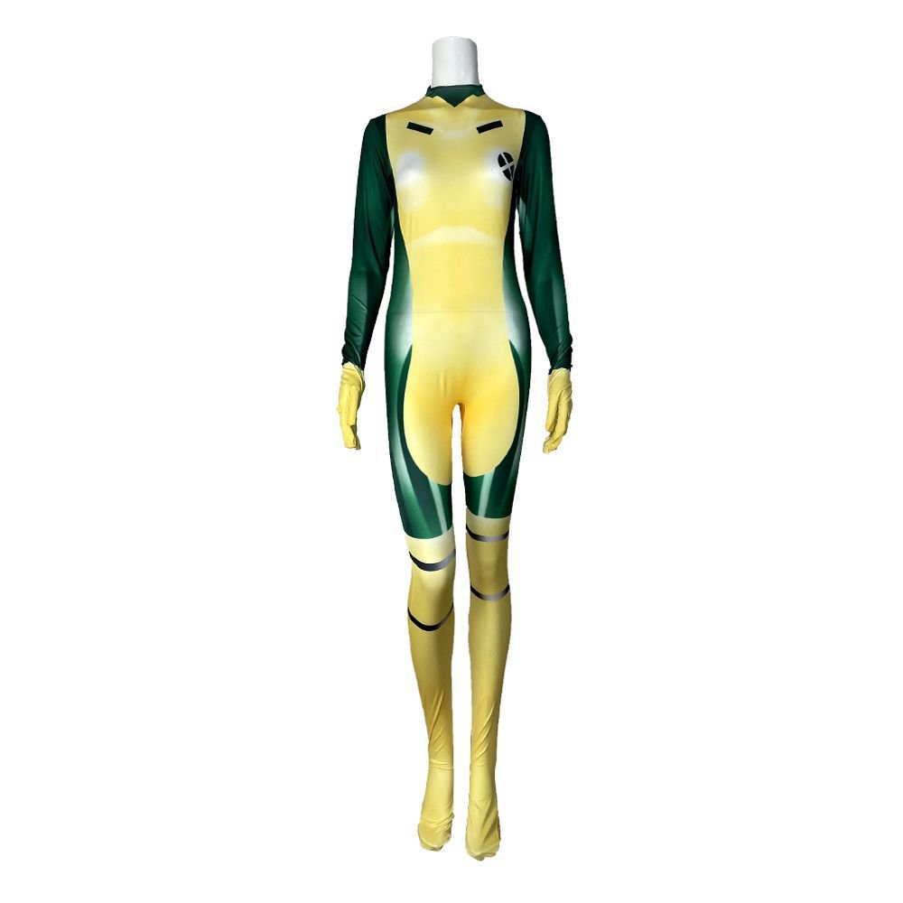 BuyX Men Rogue Outfits Halloween Party Cosplay Costume Jumpsuit Now Cheaper With 3 - 5 Days Ship - PajamasBuy